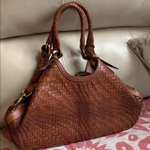 Cole Haan Genevieve woven bag